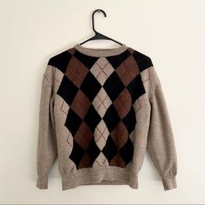 Argyle sweater